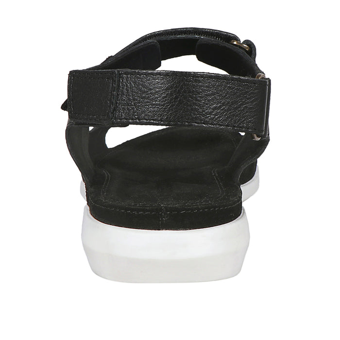 Kilimanjaro Men's Black Leather Strap Sandals