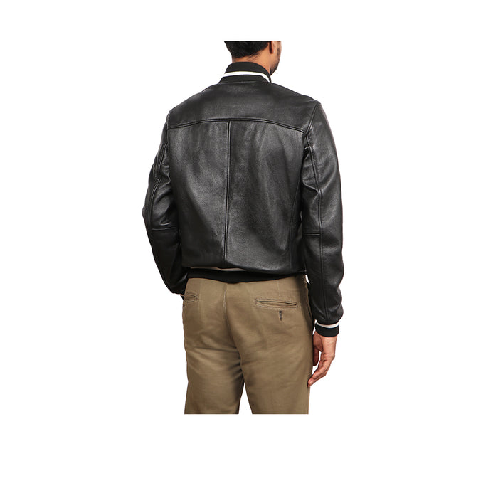 Kobe Men's M Varsity Style Leather Jacket