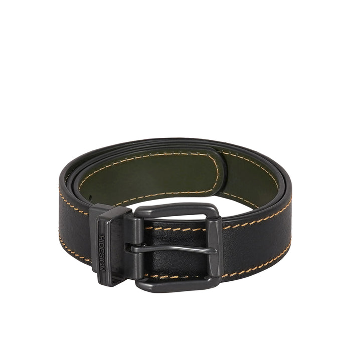 Kos Alanzo 02 Men's Black Reversible Leather Belt