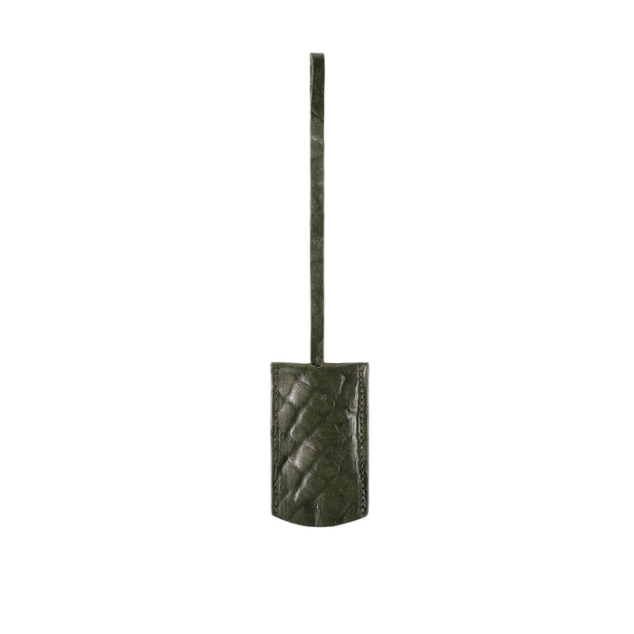 Kowloon 03 Green Leather Tote Bag
