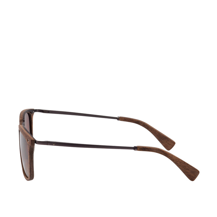 Kruger-Wb384B Unisex Brown Wayfarer Sunglasses