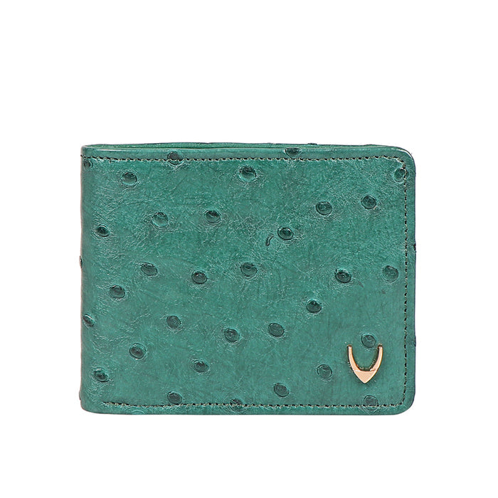 Kubera W1 Green Leather Bi-Fold Wallet