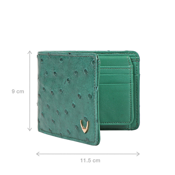 Kubera W1 Green Leather Bi-Fold Wallet