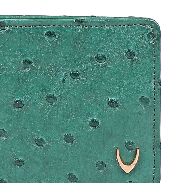 Kubera W1 Green Leather Bi-Fold Wallet