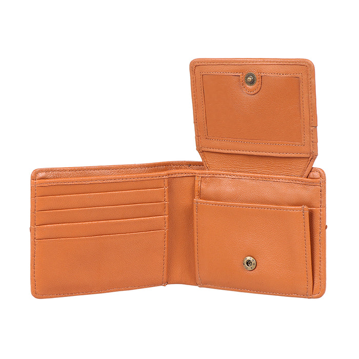Kubera W1 Tan Leather Bi-Fold Wallet