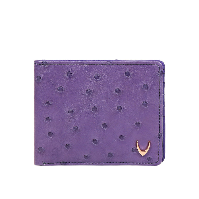 Kubera W2 Blue Leather Bi-Fold Wallet