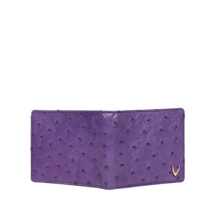 Kubera W2 Blue Leather Bi-Fold Wallet