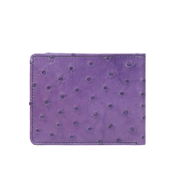 Kubera W2 Blue Leather Bi-Fold Wallet
