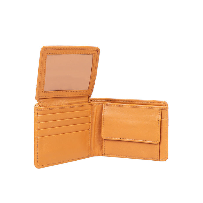 Kubera W3 Tan Leather Bi-Fold Wallet