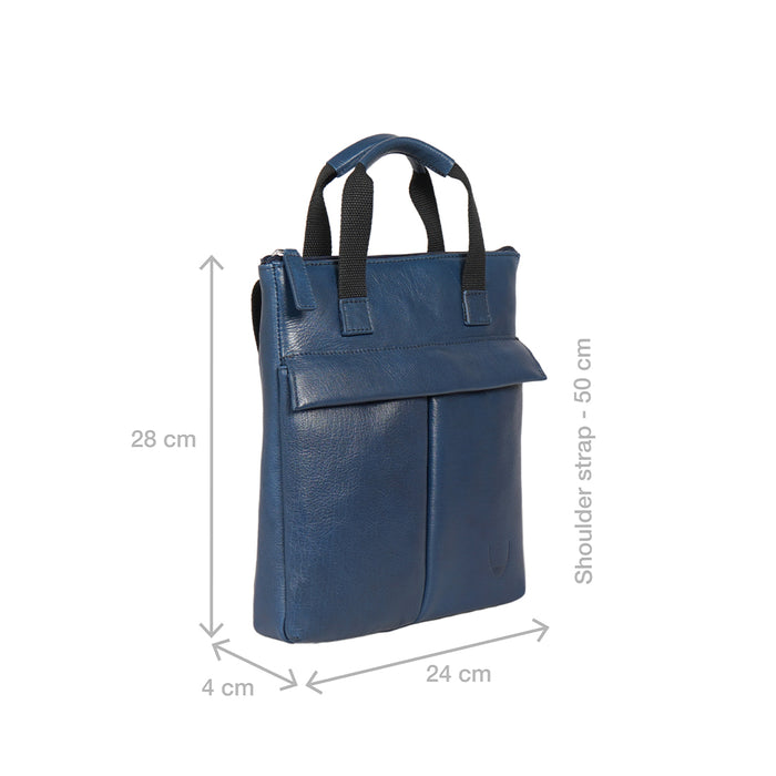 Kurosawa 01 Blue Leather  Crossbody