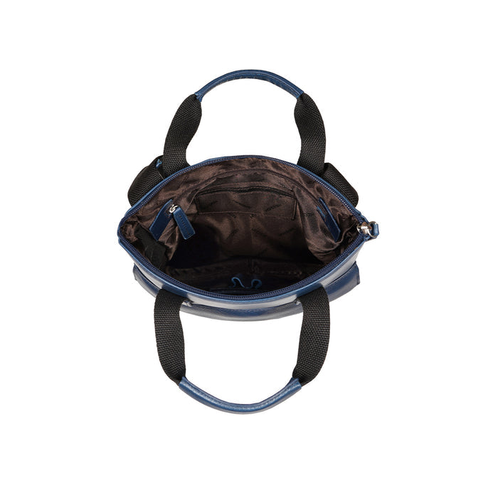 Kurosawa 01 Blue Leather  Crossbody