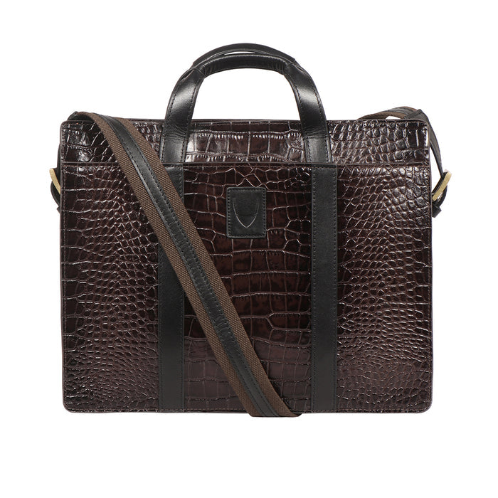 Kurosawa 02 Brown Leather  Briefcase