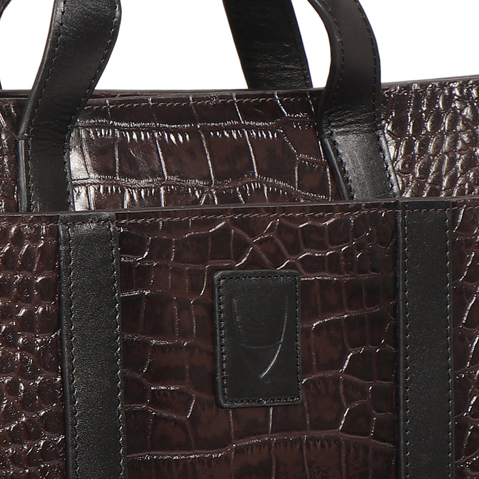 Kurosawa 02 Brown Leather  Briefcase