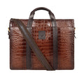 Kurosawa 02 Tan Leather  Briefcase