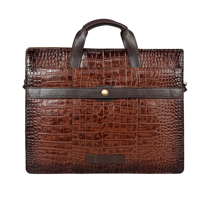 Kurosawa 02 Tan Leather  Briefcase