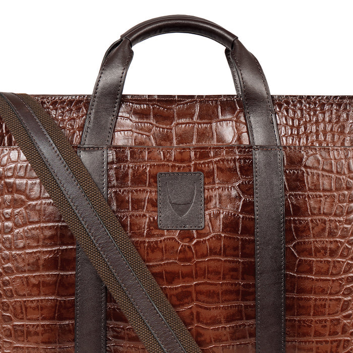 Kurosawa 02 Tan Leather  Briefcase