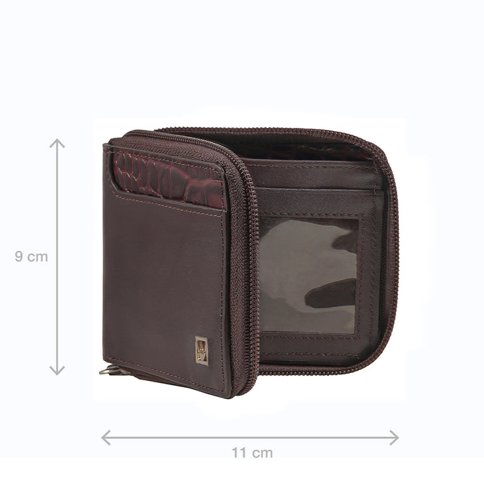 Kurosawa W1 Violet Leather Bi-Fold Wallet