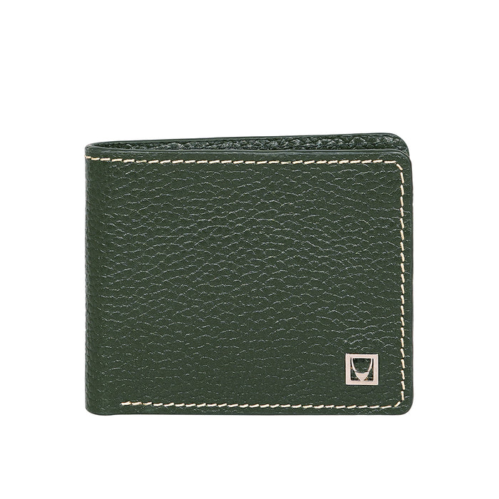 Kurosawa W2 Green Leather Bi-Fold Wallet