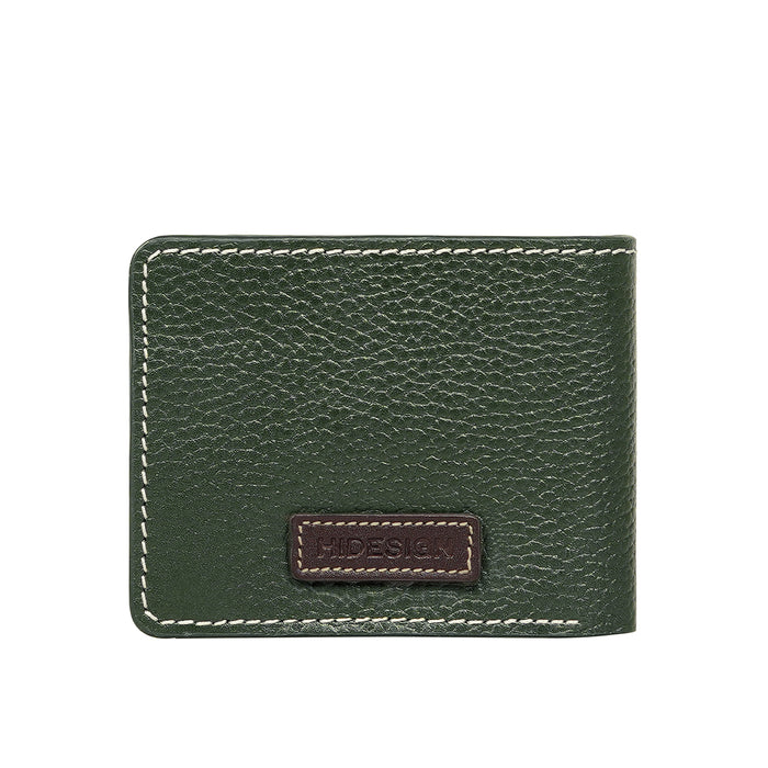 Kurosawa W2 Green Leather Bi-Fold Wallet