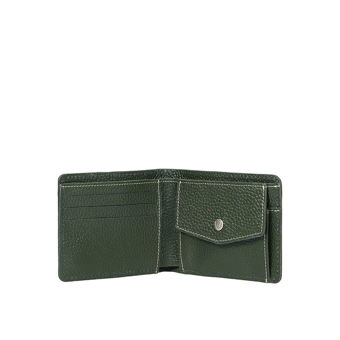 Kurosawa W2 Green Leather Bi-Fold Wallet