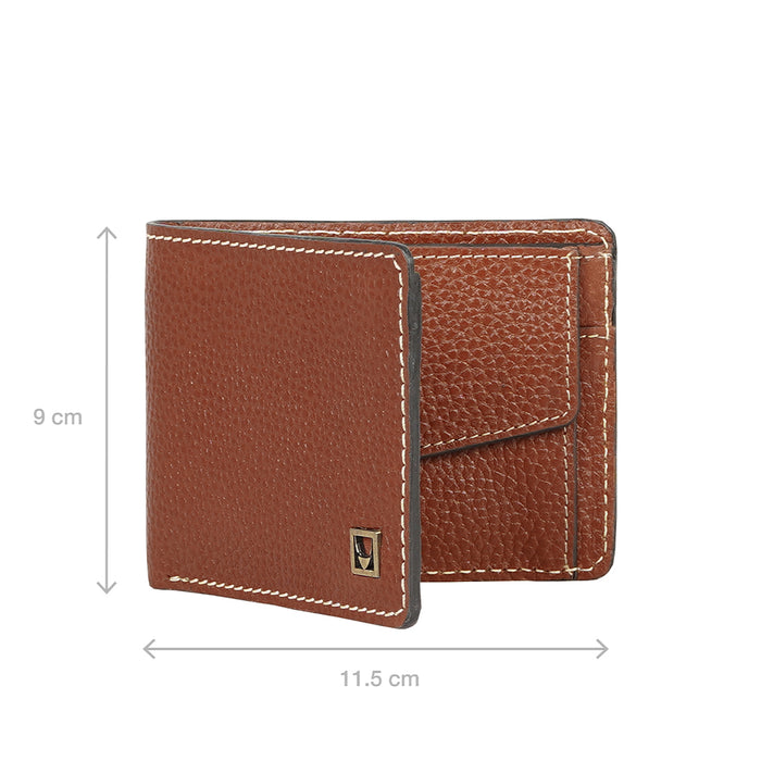 Kurosawa W2 Tan Leather Bi-Fold Wallet