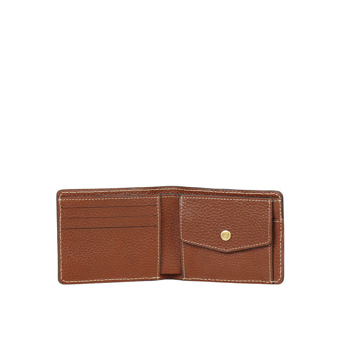Kurosawa W2 Tan Leather Bi-Fold Wallet