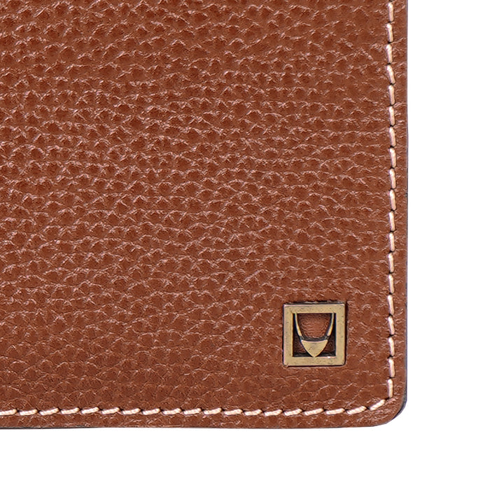 Kurosawa W2 Tan Leather Bi-Fold Wallet