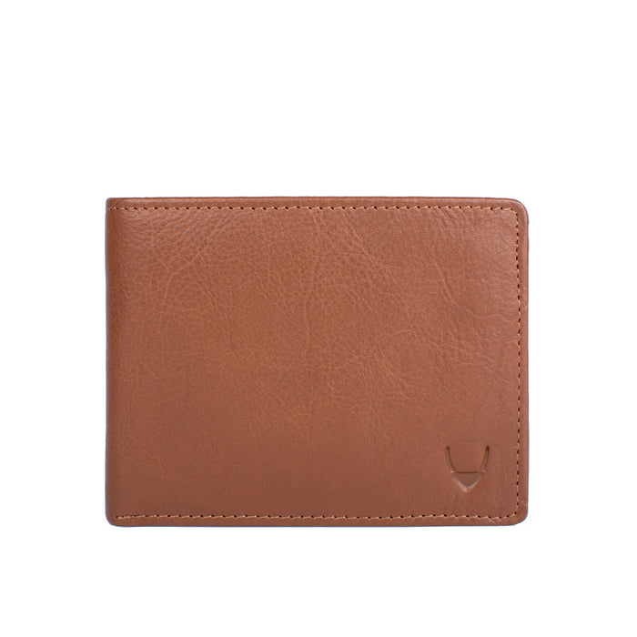 L104 N  Tan Leather Bi-Fold Wallet