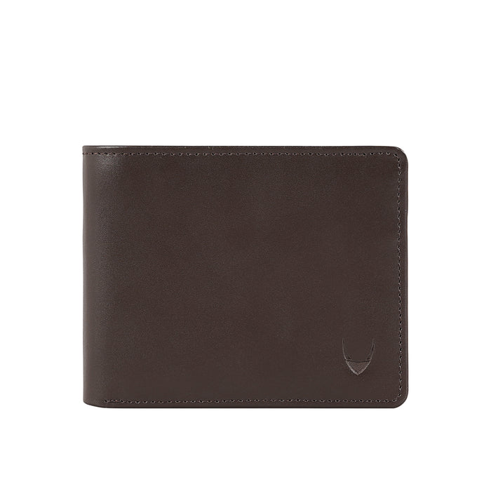 L107 N  Brown Leather Bi-Fold Wallet