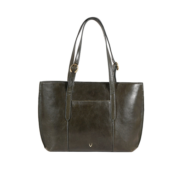 La Plata 01 Green Leather Shoulder Bag