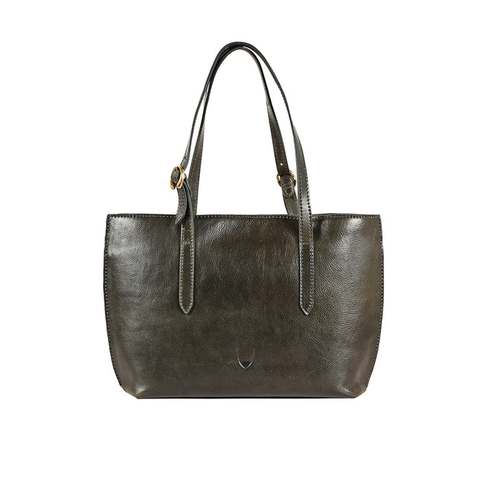 La Plata 01 Green Leather Shoulder Bag