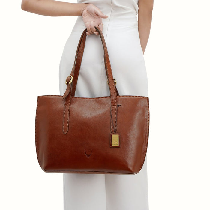 La Plata 01 Tan Leather Shoulder Bag