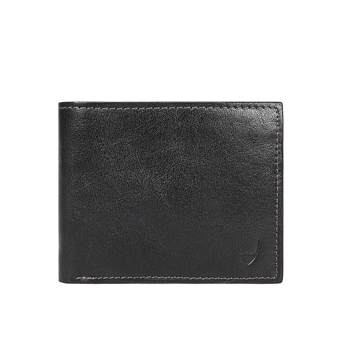 La Plata W1 Black Leather Bi-Fold Wallet