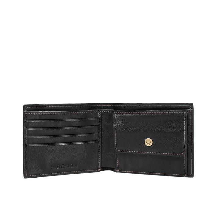 La Plata W1 Black Leather Bi-Fold Wallet