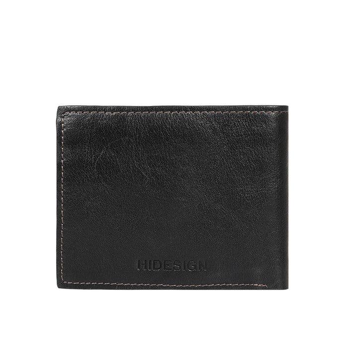 La Plata W1 Black Leather Bi-Fold Wallet