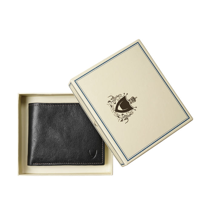 La Plata W1 Black Leather Bi-Fold Wallet