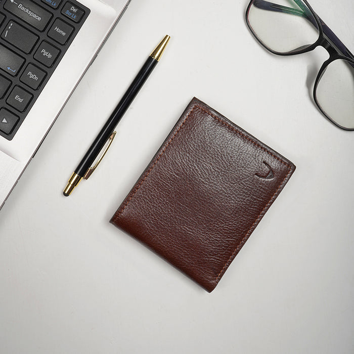 La Plata W1 Dark Brown Leather Bi-Fold Wallet