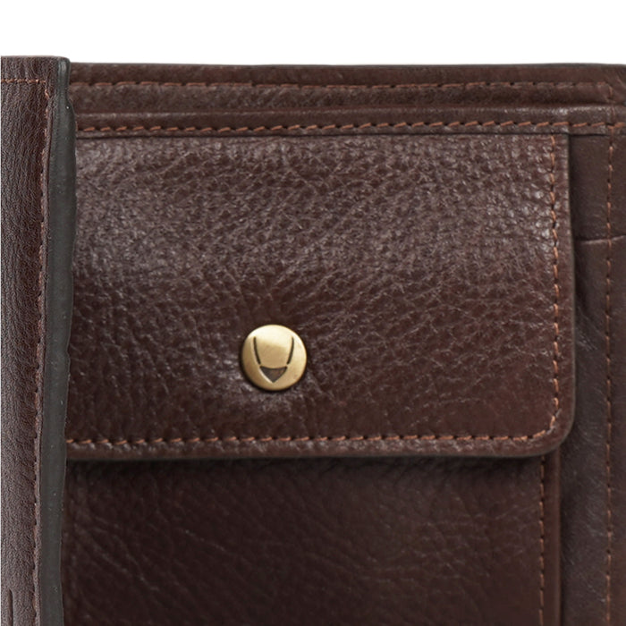 La Plata W1 Dark Brown Leather Bi-Fold Wallet