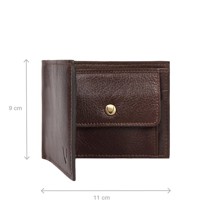La Plata W1 Dark Brown Leather Bi-Fold Wallet