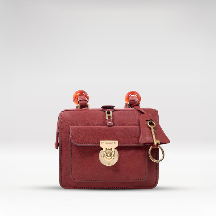 Lafayette 01 Red Leather Sling Bag