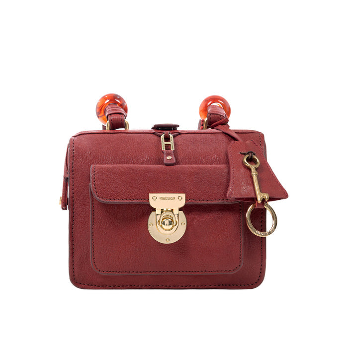 Lafayette 01 Red Leather Sling Bag
