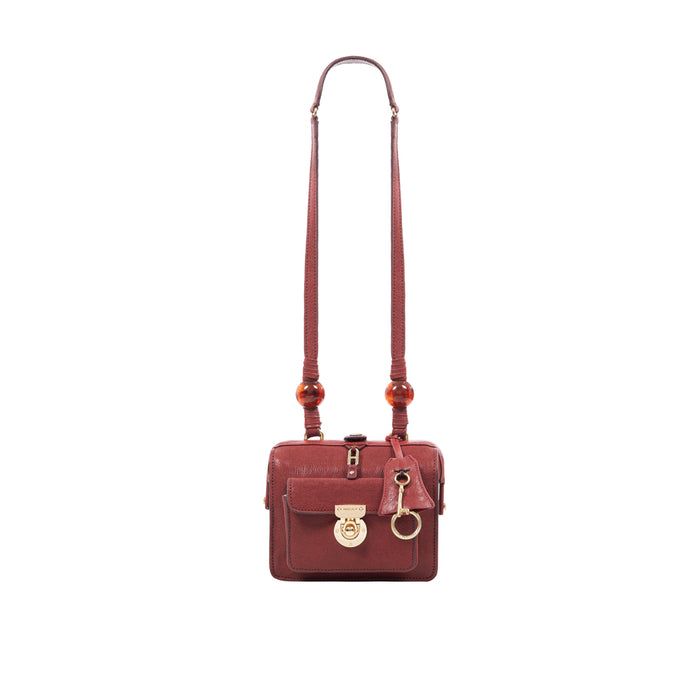 Lafayette 01 Red Leather Sling Bag
