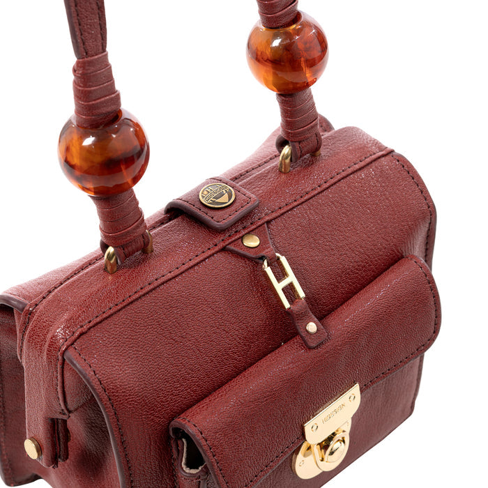 Lafayette 01 Red Leather Sling Bag