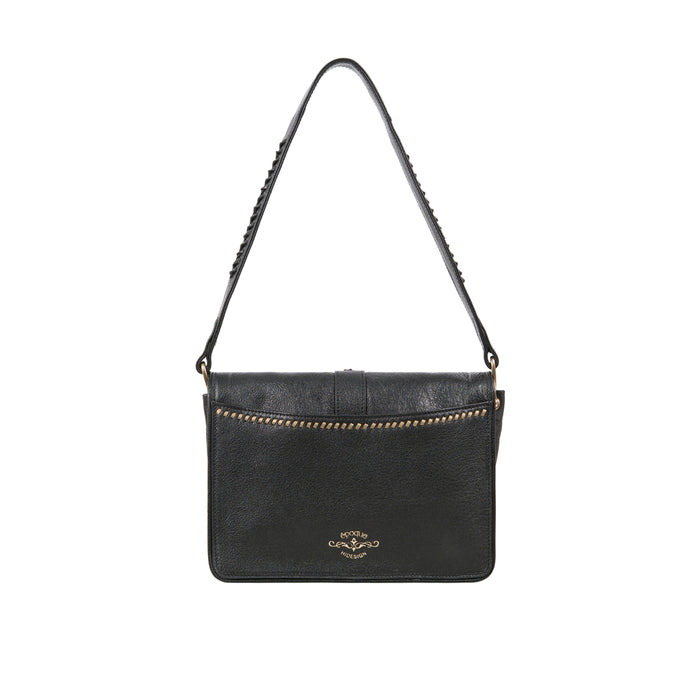 Lafayette 02 Black Leather Shoulder Bag