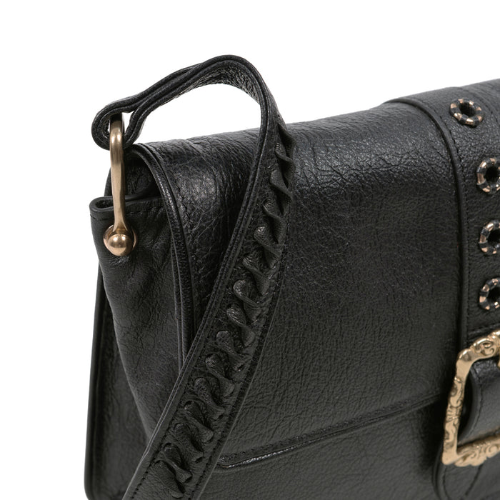 Lafayette 02 Black Leather Shoulder Bag