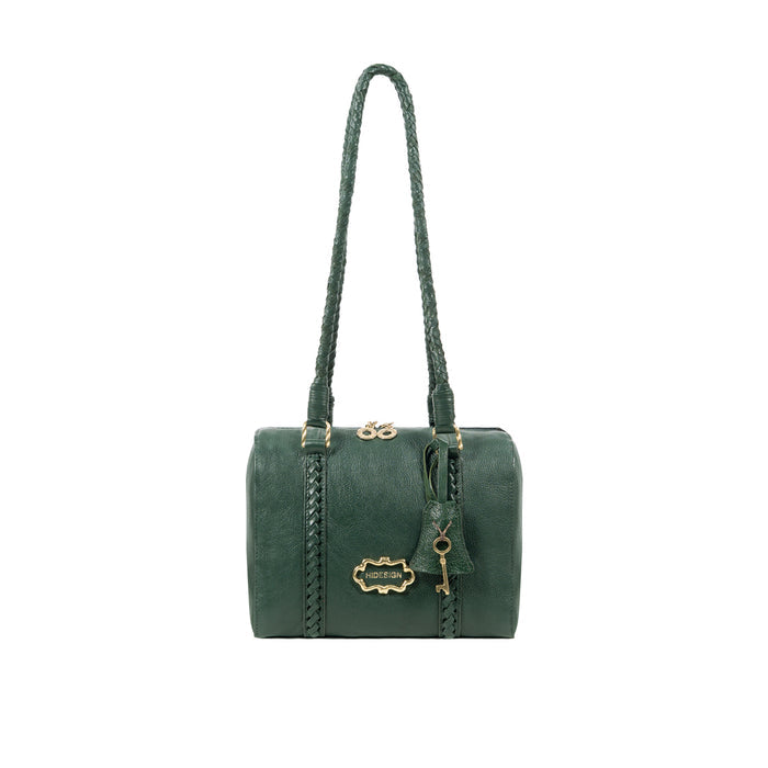Lafayette 03 Olive Leather Shoulder Bag