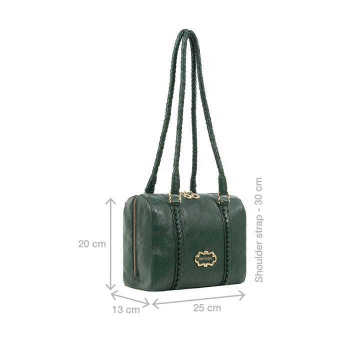 Lafayette 03 Olive Leather Shoulder Bag