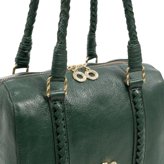 Lafayette 03 Olive Leather Shoulder Bag
