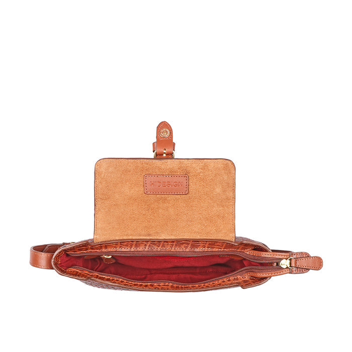Lapas 01 Tan Leather Baguette