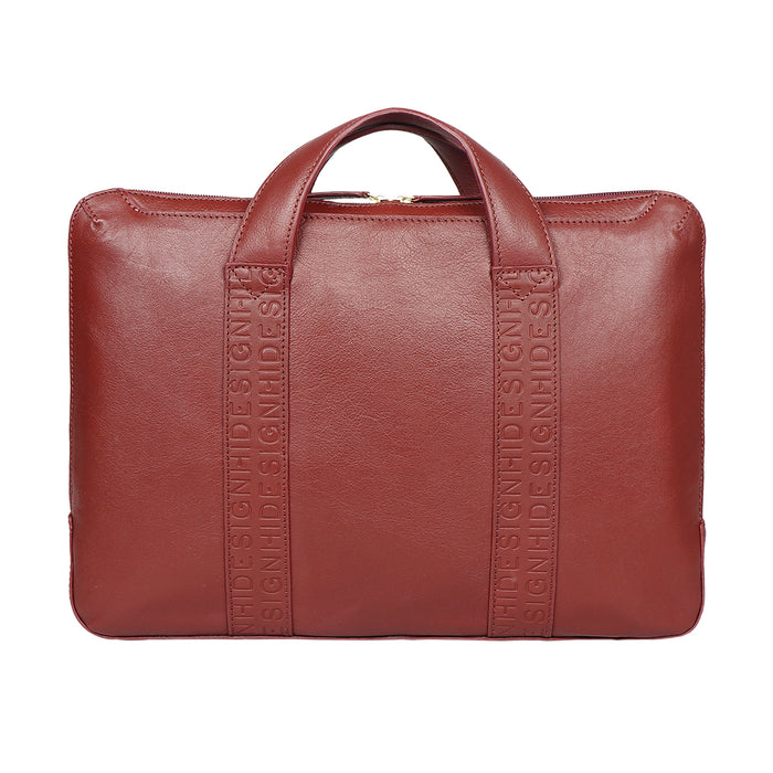 Laptop Slv15 Red Leather Laptop Sleeve